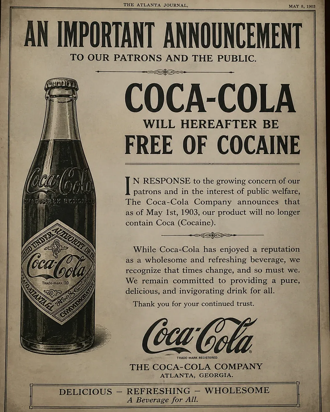 AI-generated Coca-Cola product advertisement by David Smith, submitted to Day 1 of the AI Video Bootcamp $700 7-Day Product Image Challenge