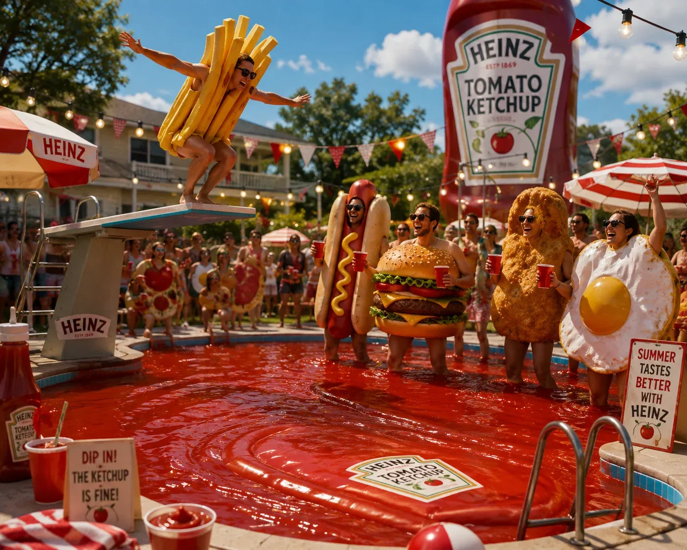 AI-generated Heinz Ketchup product advertisement by Saranna Loperena, submitted to Day 2 of the AI Video Bootcamp $700 7-Day Product Image Challenge