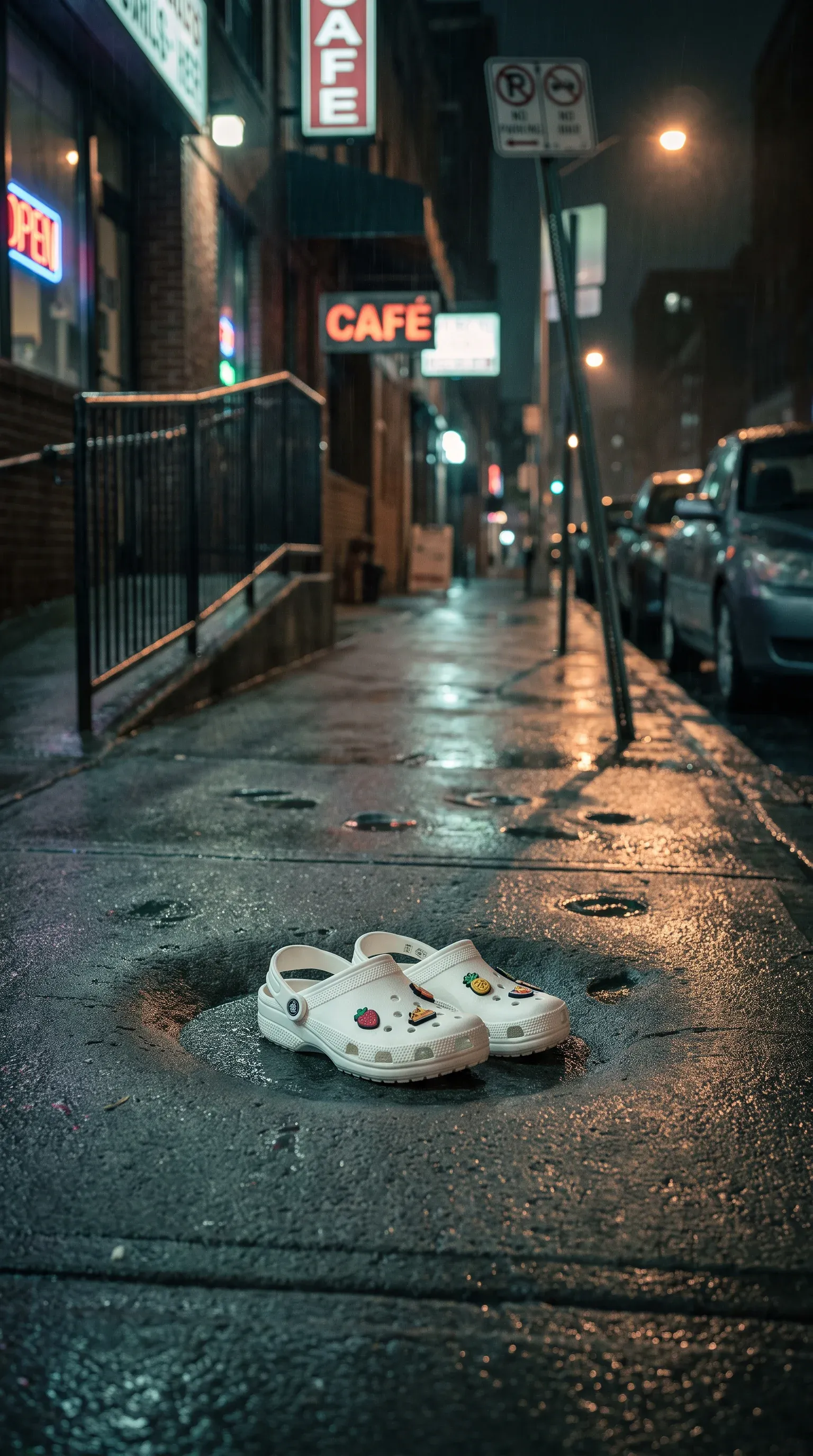 AI-generated Crocs product advertisement by Humberto Romo Gortarez, submitted to Day 4 of the AI Video Bootcamp $700 7-Day Product Image Challenge
