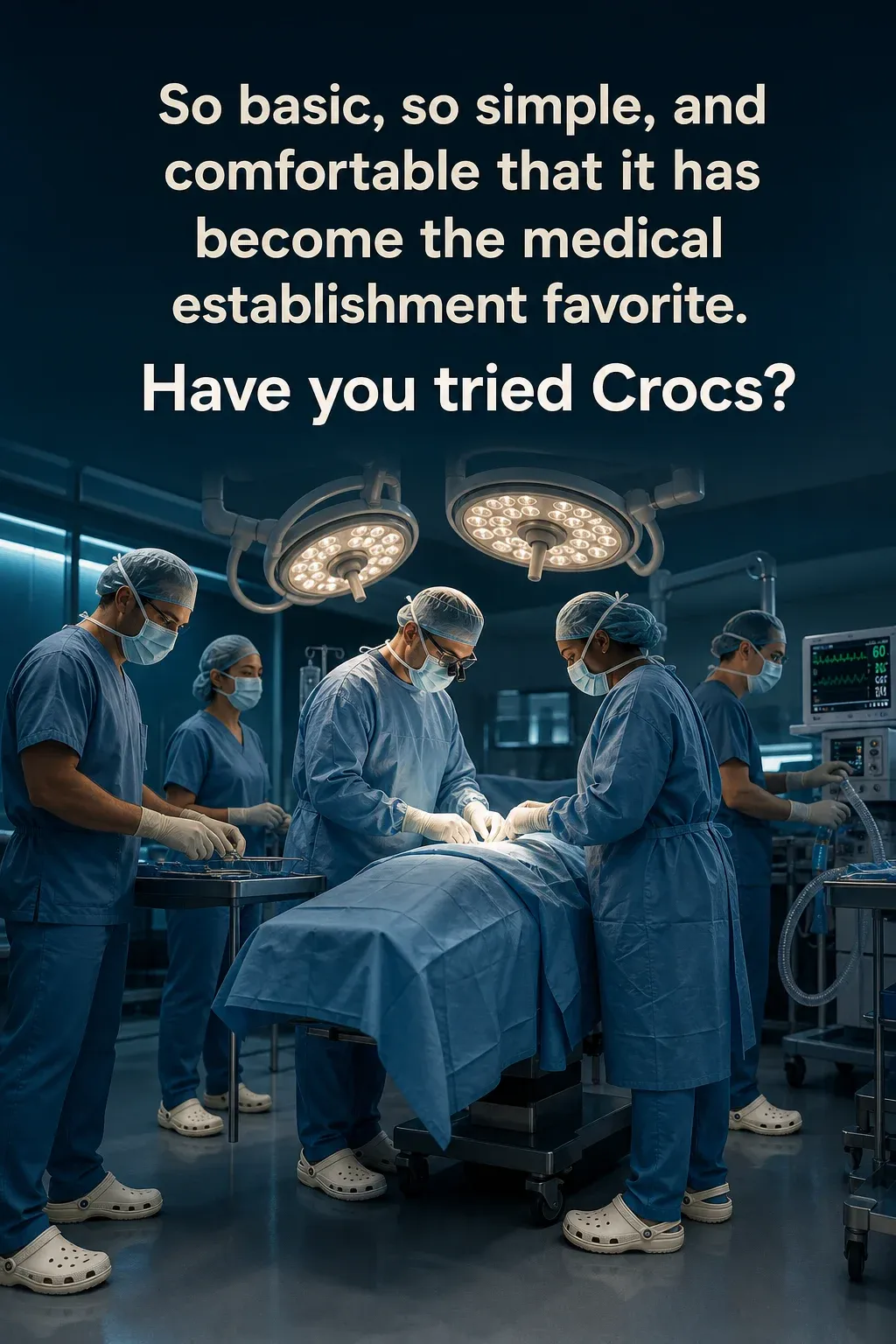 AI-generated Crocs product advertisement by Luis Lao, submitted to Day 4 of the AI Video Bootcamp $700 7-Day Product Image Challenge