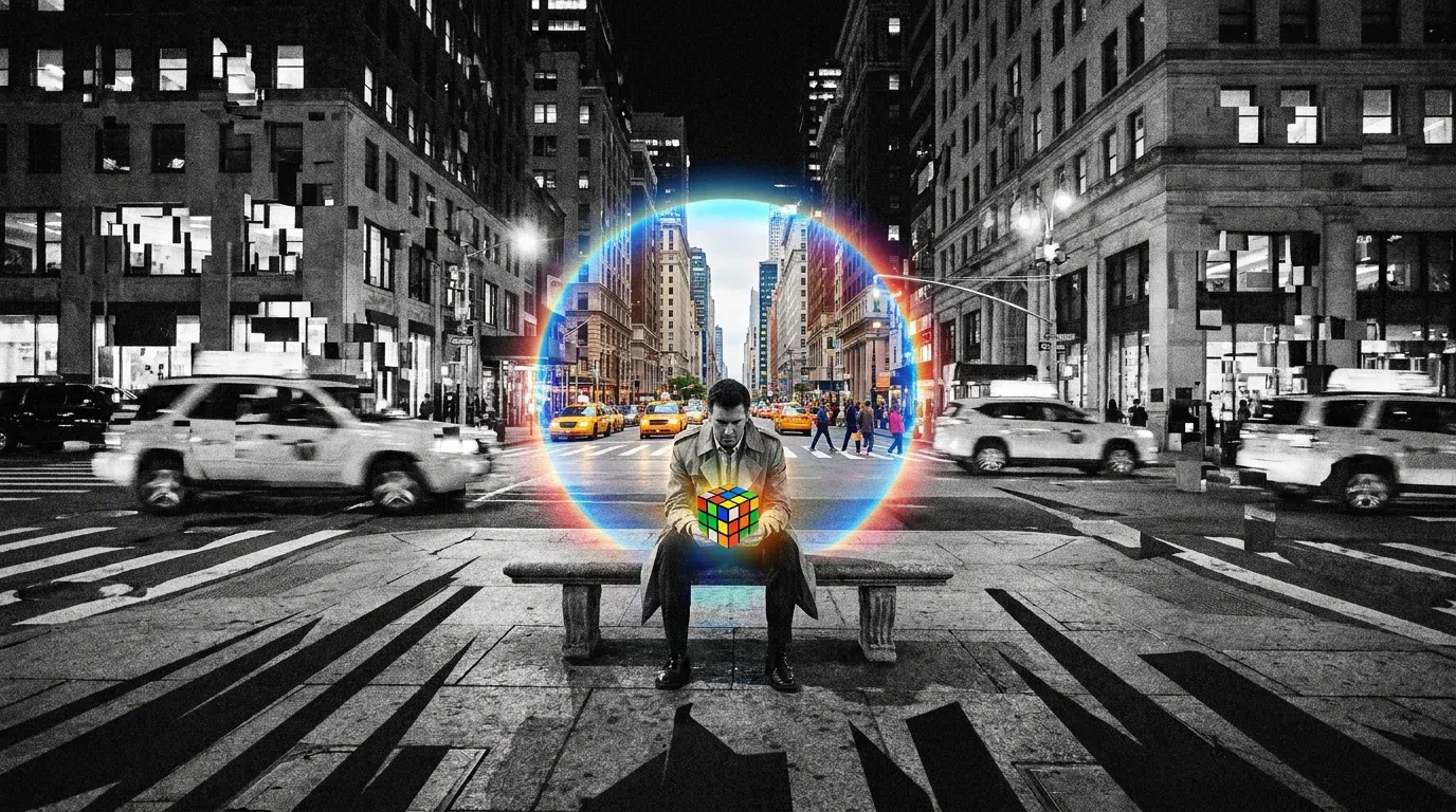 AI-generated Rubik's Cube product advertisement by Humberto Romo Gortarez, submitted to Day 5 of the AI Video Bootcamp $700 7-Day Product Image Challenge