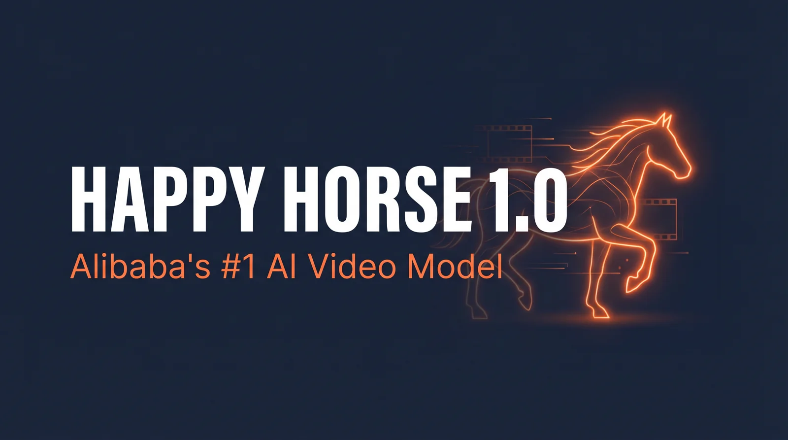 Happy Horse 1.0 by Alibaba, the #1 ranked AI video model of 2026