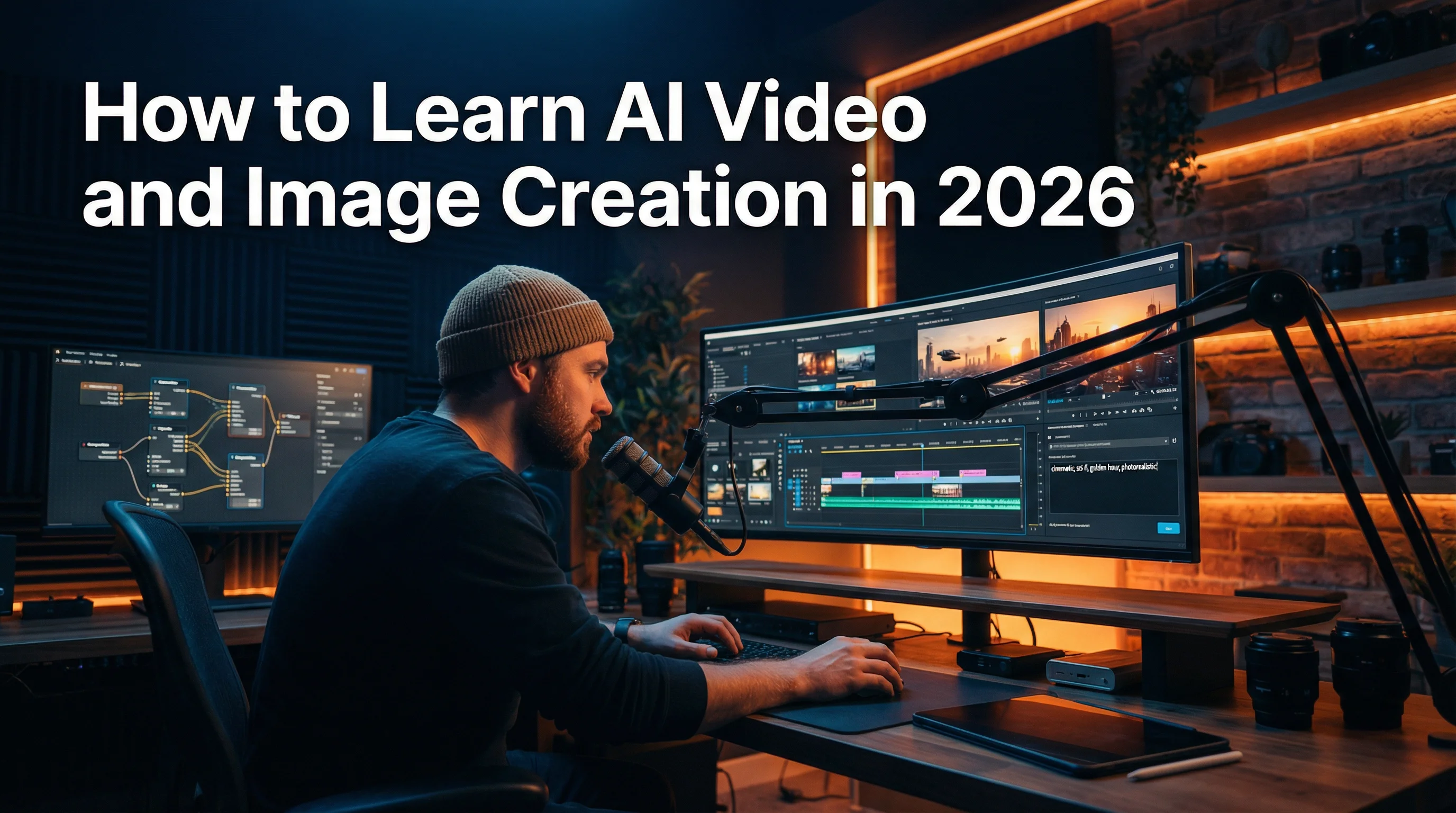 How to learn AI video and image creation in 2026 - complete guide covering tools, skills, and earning paths
