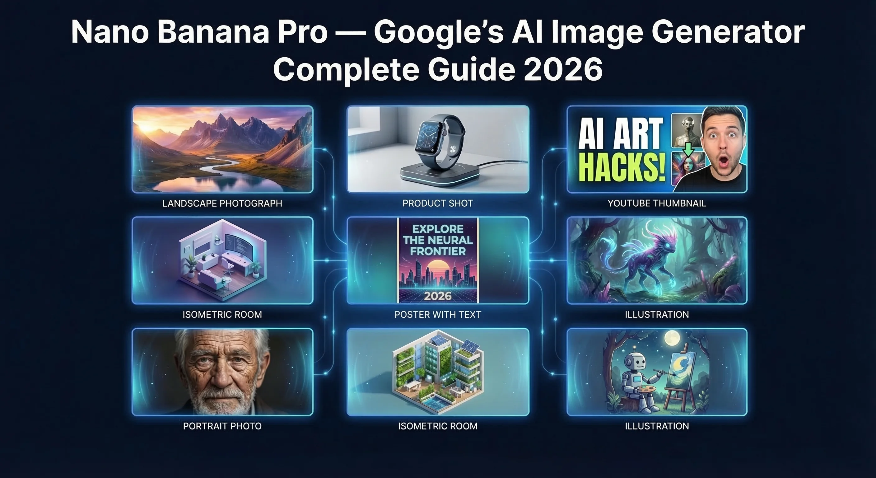 Nano Banana Pro Google Gemini AI image generator complete guide 2026 covering features, pricing and comparison